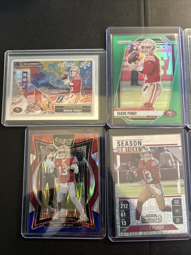 Brock Purdy 10 Karten Lot San Francisco 49ers NFL - Bild 2 von 6