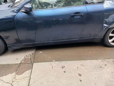 03-04 INFINITI G35 Coupe Driver Side Skirt Blue/BW5 OEM 76851-AM862