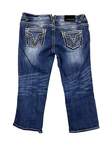 Vigoss The Chelsea Capri Jeans Girls 11/12 Distressed Stretch Denim (34x21) - Bild 5 von 13