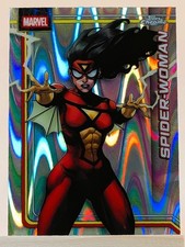 Spider-Woman 2026 Topps Chrome Marvel Comics #167 RayWave Refractor