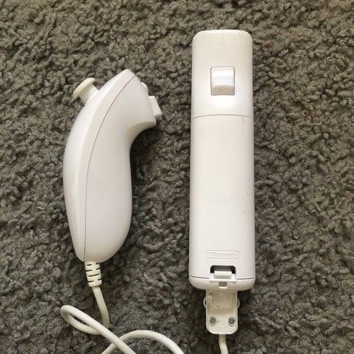 OEM Nintendo RVL-003 Wii Fernbedienung mit Nunchuk Bundle getestet schneller Versand - Bild 3 von 5