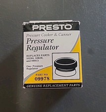 Presto 09978 Black Pressure Cooker/Canner Non-Stick Pressure Regulator