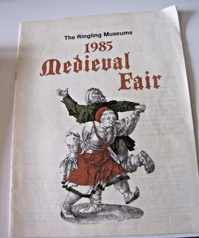 The Ringling Museums--1985 Medieval Fair Booklet