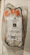 Radians RWG42RHV Leather Work Gloves 12 Pack Size Large Watch Your Hands New