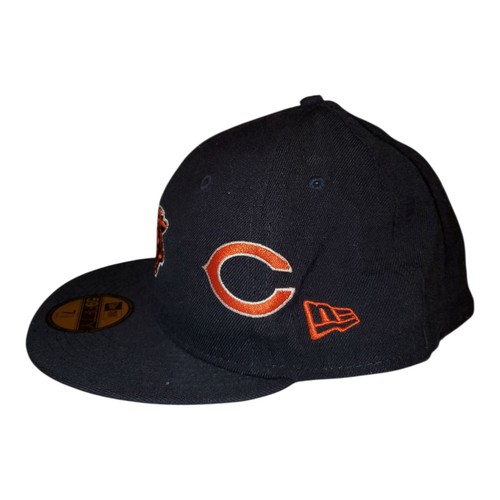 Chicago Bears Wool Baseball Cap Hat Fitted 7 1/2 New Era x Just Don NFL Blue - Picture 2 of 9