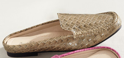 Amanda D'laurie Women's Woven Mule, Style# 6320081, Size 8.5M, Color Taupe
