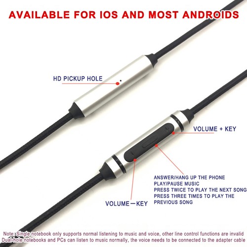 Audiokabel für Sennheiser HD598cs Se HD599 569 518 558 560s Kopfhörer - Imagen 7 de 9