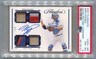 2021 Panini Flawless Mike Piazza Autograph Sapphire 4 Bat Patch Auto #/7 PSA 8