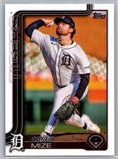 #315 Casey Mize 2025 Topps Detroit Tigers