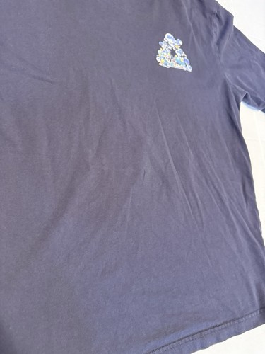 Palace Bubbling T Shirt Blu Tee Bubbles Medium Uomo Usata - Qualche segno di usura - Foto 7 di 11