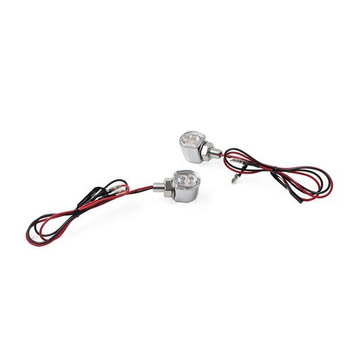 Lámpara intermitente ámbar indicador señal de giro universal mini motocicleta 2 piezas - Imagen 8 de 11