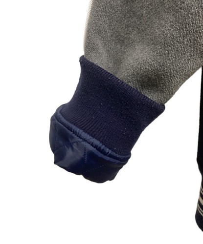 Chaqueta Universitaria HUMAN MADE Gris Azul Marino Mezcla de Lana Para Hombre XL - Imagen 6 de 7