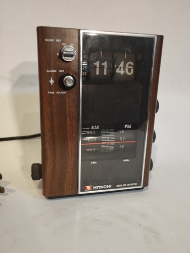 VINTAGE Hitachi KC-783e FM-AM Electronic Clock Radio - TESTED/WORKS - Picture 7 of 8