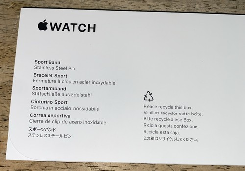 Apple Watch Series 10 42mm GPS Cell Silver Case Denim Sport Band S/M MWX33LW/A - Picture 11 of 13