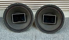 ALTEC 604-8H Studio Monitor Loud Speaker Pair Vintage Tested Japan FedEx GS03  			