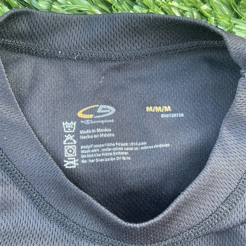 Camisa de compresión C9 Champion negra manga larga para niños M Foto 3 de 4