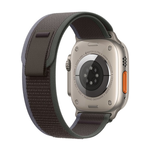 APPLE Uhr Ultra 2 49mm Titan Blau/Schwarz Trail M/L MRF63NF/A - Zdjęcie 2 z 2