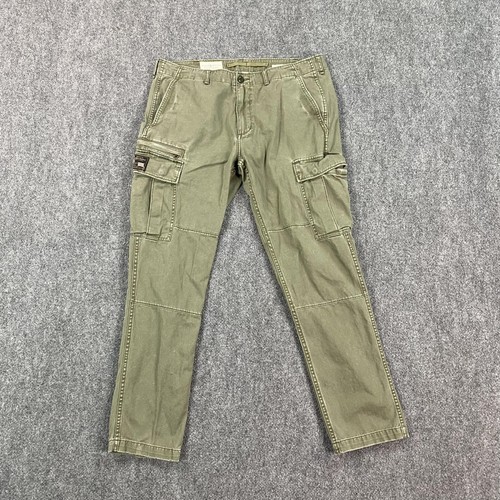 Denim & Supply Ralph Lauren Cargohose Herren 36x32 Grün Military Utility Baumwolle