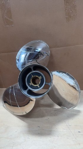 15 1/4x19 Stainless Steel Boat Propeller for Yamaha Outboard 150-300 HP 15Spline - Picture 2 of 4