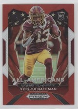 2021 Panini Prizm Draft Picks All-American Red 70/299 Rashod Bateman #196 0w27