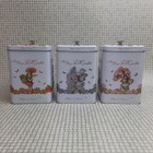 Marie Ange Di Costa Tins Flower Fairies Set x3 Embossed Metal Storage Containers