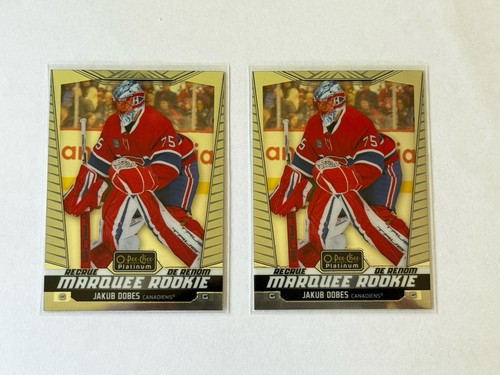 Jakub Dobes 2024-25 O-Pee-Chee Platinum Marquee Rookie #223 RC Lot of 2
