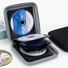 Secure Zippers Closures Disc Bag Strong Protective Storage for 32 Discs