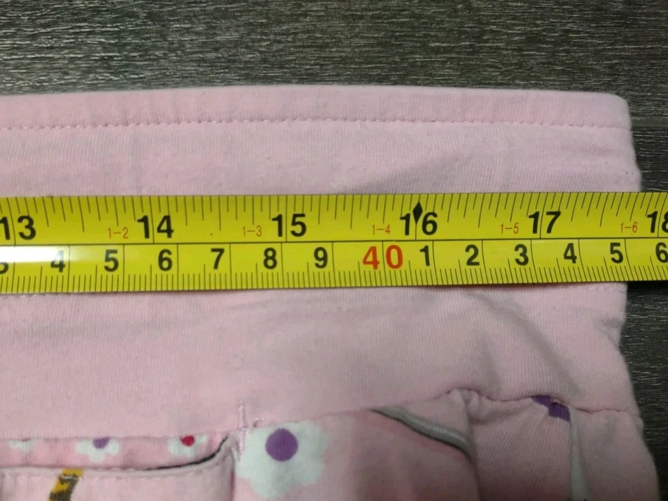 Pantalones de Pijama Nick & Nora Talla L Perros Gatos Pata Amigos Rosa Tejido Capri PLS LEER Foto 4 de 4