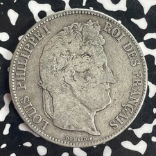 (1834年)フランス ルイ・フィリップ1世 5フラン大型銀貨 5 Francs 1834 for sale | eBay