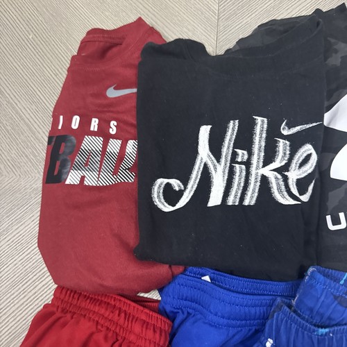 LOT 16 Boys Youth Sport Shirts Shorts Drifit Sz 7-10 Small Medium Adidas Nike UA - Picture 10 of 15