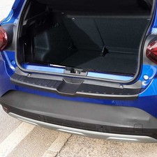 Ladekantenschutz Stoßstangenschutz für Dacia Sandero 2021-2025 Matt Schwarz ABS