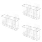  3 stücke Badezimmer Dusche Caddy Wall Rack Selbstkleber Heavy Duty Badezimmer