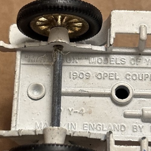 Lesney Matchbox "Models of Yesteryear" 1909 Opel Coupe - Picture 6 of 7