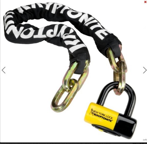 !A4 KRYPTONITE NEW YORK FAHGETTABOUDIT 150CM CHAIN WITH DISC LOCK GOLD !A4 KRYPTONITE NEW YORK FAHGETTABOUDIT 150CM CHAIN WITH DISC LOCK GOLD