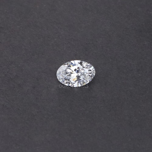 0.59 Carat Oval Cut Lab Grown Diamond Loose / Eco Friendly Oval Diamond For Her - Picture 2 of 10