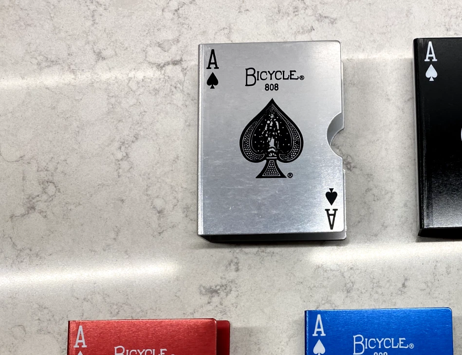 Bicycle Card Clip Case Guard Protector for Playing Cards Stainless Steel