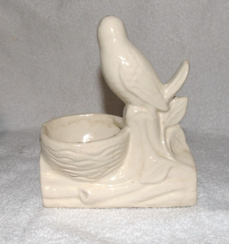 Old White Bird Nest Spaulding Royal Copley Planter Lot P - Picture 3 of 6
