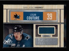 LOGAN COUTURE 2019/20 UPPER DECK SP GAME USED LOCKER ESSENTIALS JERSEY AY1934