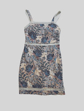 GUESS - Women’s Size 8 - Floral Shadow Bodycon Dress - Color Blush - Beads