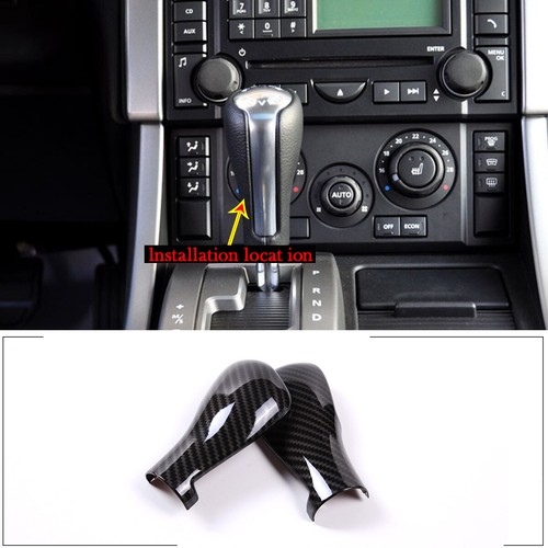 Cubierta para cabeza de cambio de engranajes decorativos de carbono ABS para Range Rover Sport/Vogue 2005-2013 - Imagen 3 de 10