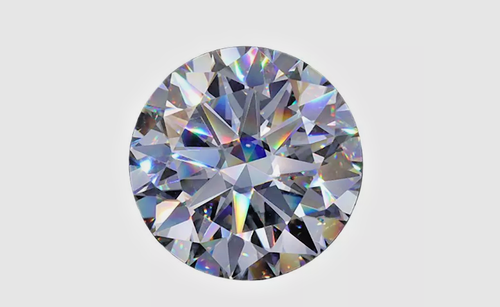 Moissanite Diamante Colore D,VVS1 Tondo Bianco Brillante con Certificato GRA - Foto 2 di 5