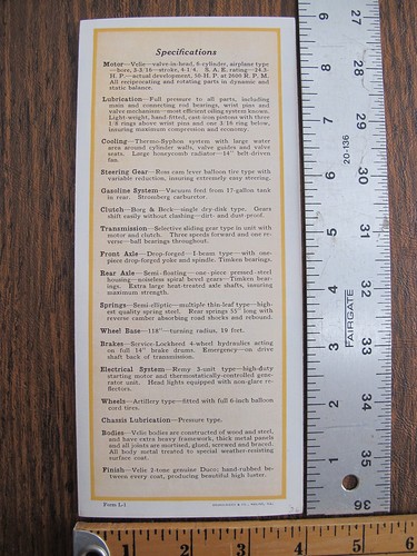 WoW Original 1926 Velie Model 60 Sixty Automobile Sales Advertising Brochure - 第 9/10 張圖片
