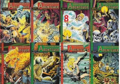 GERMANY COMICS (cod.8)  UNGLAUBLICHE ABENTEUER  1991-1993 Buchbindung HETHKE Ver