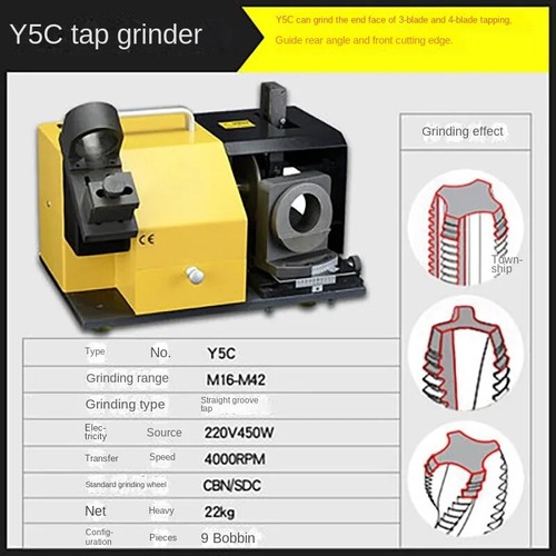 Y3C/Y5C Amoladora Roscante Muela Motor Pinza Juego Accesorios Reparación - Imagen 9 de 10