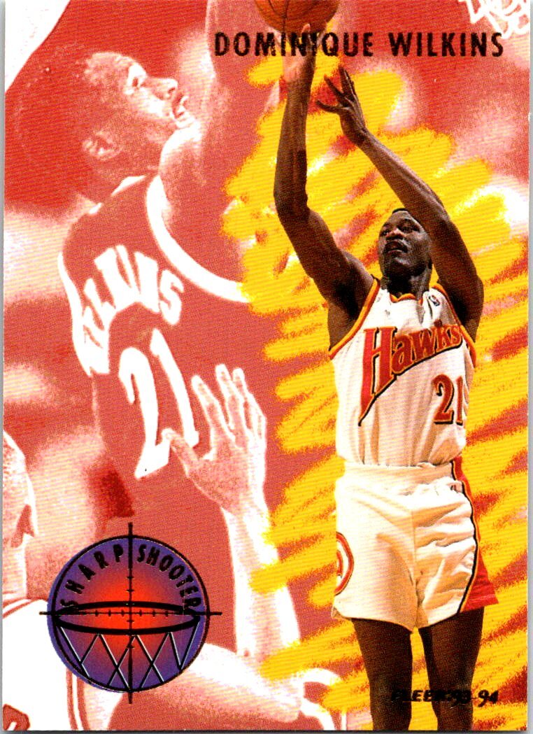 1993-94 Fleer #10 Dominique Wilkins Sharpshooters