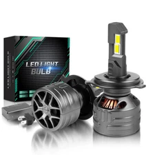 150W H4 9003 LED Headlight Bulbs White Hi-Low Beam Conversion Kit 50000LM 6000K