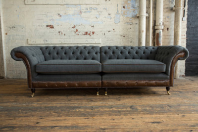 Restoration hardware chesterfield chair outlet