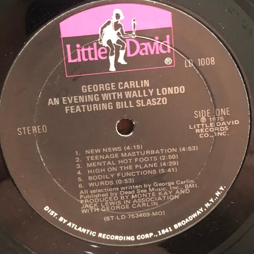 GEORGE CARLIN - AN EVENING WITH WALLY LONDO - 1976 - VINYL ALBUM - Picture 5 of 7