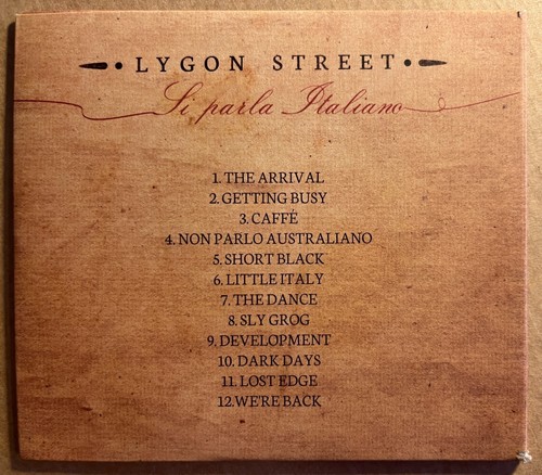 LYGON STREET SI PARLA ITALIANO Original Soundtrack - Asher Pope CD 2013 Exc Cond - Bild 2 von 2