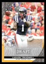 2016 Leaf Draft #58 Laquon Treadwell GOLD Rookie Ole Miss Rebels